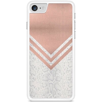 iPhone 7 hoesje - Rose gold snake