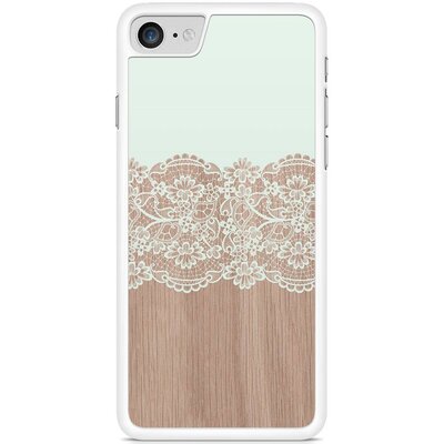 iPhone 7 hoesje - Mint wood
