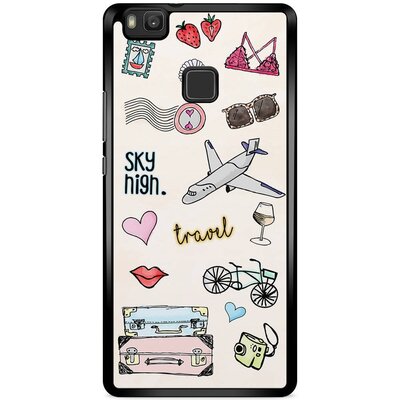 Huawei P9 Lite hoesje - Let's travel