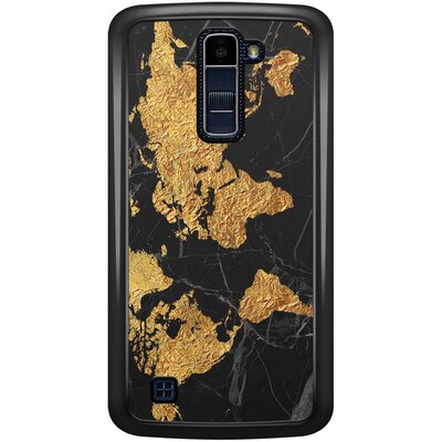 LG K10 hoesje - Wereldmap