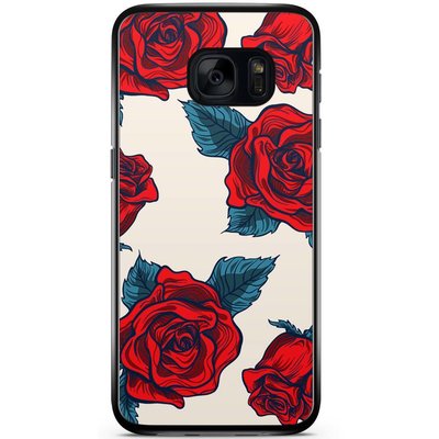 Samsung Galaxy S7 hoesje - Fancy rose