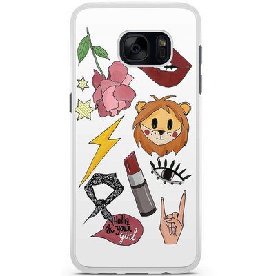 Samsung Galaxy S7 hoesje - Rebel patches