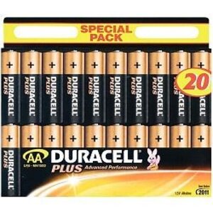Duracell 20pack aa batterijen