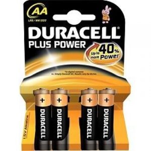 DURACELL PLUS POWER 4-PACK AA