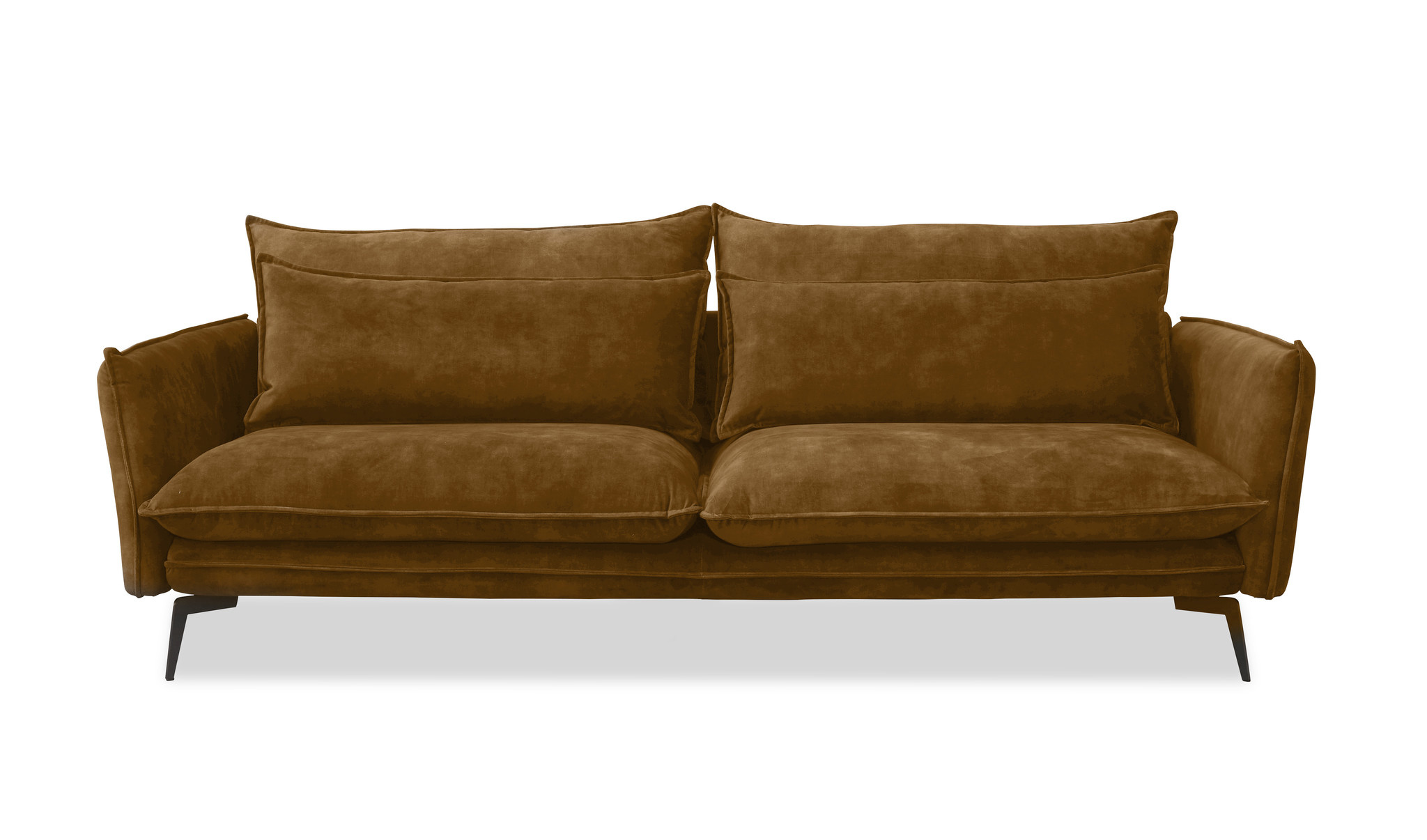 3 Zitsbank Velvet Merla Okergeel Bestel Nu Met Hoge Korting Dimehouse City Shop
