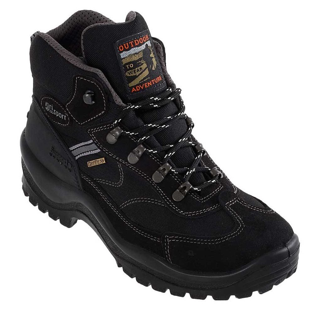 Grisport Torino Mid Zwart Wandelschoenen Grisport Torino Mid Zwart Wandelschoenen