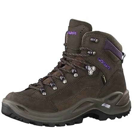 Lowa Renegade GTX Mid Slate Blackberry Wandelschoenen Dames Lowa Renegade GTX Mid Slate Blackberry Wandelschoenen Dames