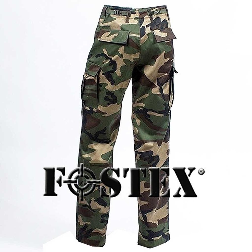 Fostex BDU+ Woodland Camouflage Combat Broek Fostex BDU+ Woodland Camouflage Combat Broek