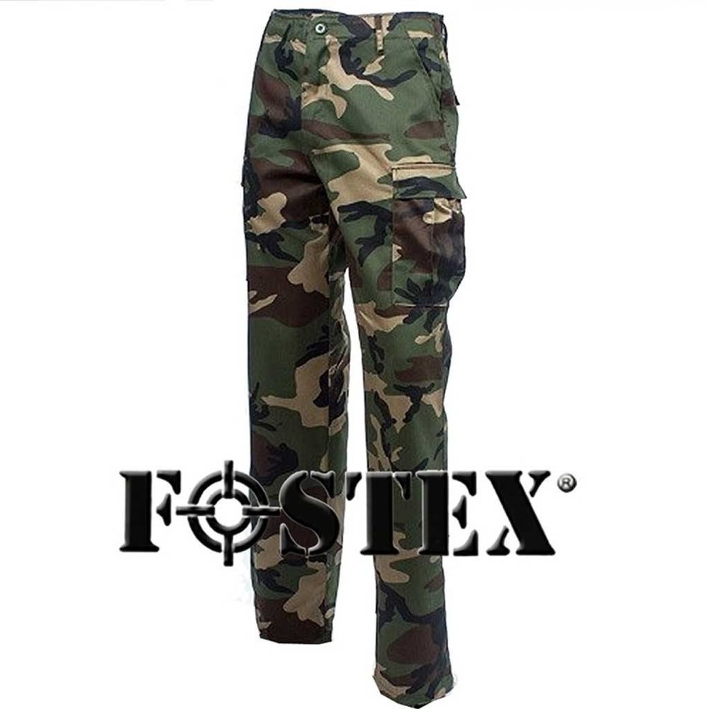 Fostex BDU+ Woodland Camouflage Combat Broek Fostex BDU+ Woodland Camouflage Combat Broek