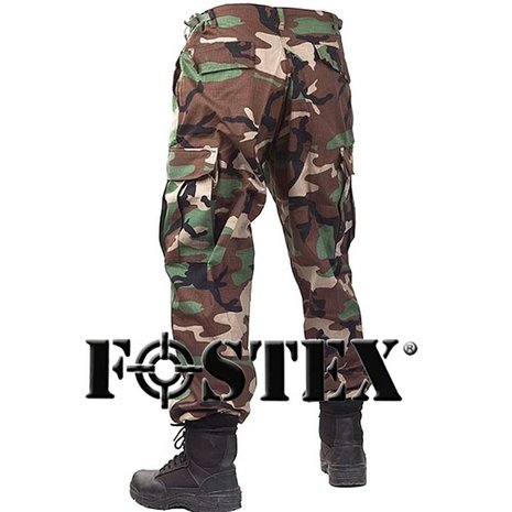 Fostex BDU+ Woodland Camouflage Combat Broek Fostex BDU+ Woodland Camouflage Combat Broek