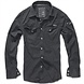 Brandit Slim Fit Black Overhemd Heren