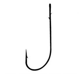 Gamakatsu Preda Worm 36 Hooks Black Vishaken Gamakatsu Preda Worm 36 Hooks Black Vishaken