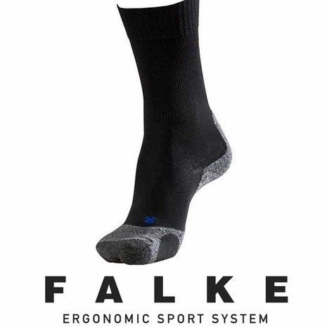 Falke TK2 Cool Zwart Wandelsokken Dames Falke TK2 Cool Zwart Wandelsokken Dames