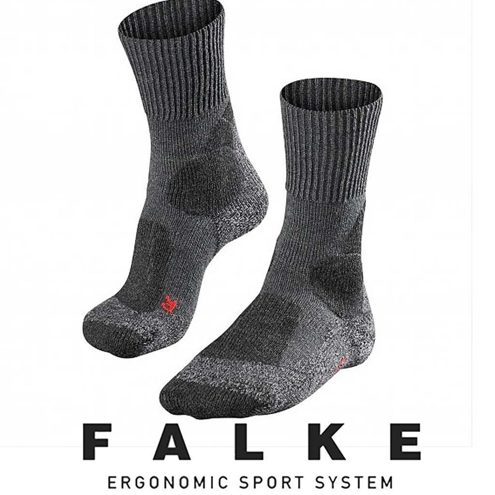 Falke TK1 Adventure Asphalt Wandelsokken Dames Falke TK1 Adventure Asphalt Wandelsokken Dames