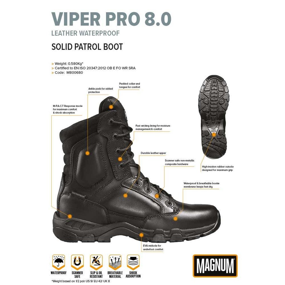 Magnum Viper Pro 8.0 Leer WP Legerkisten Magnum Viper Pro 8.0 Leer WP Legerkisten