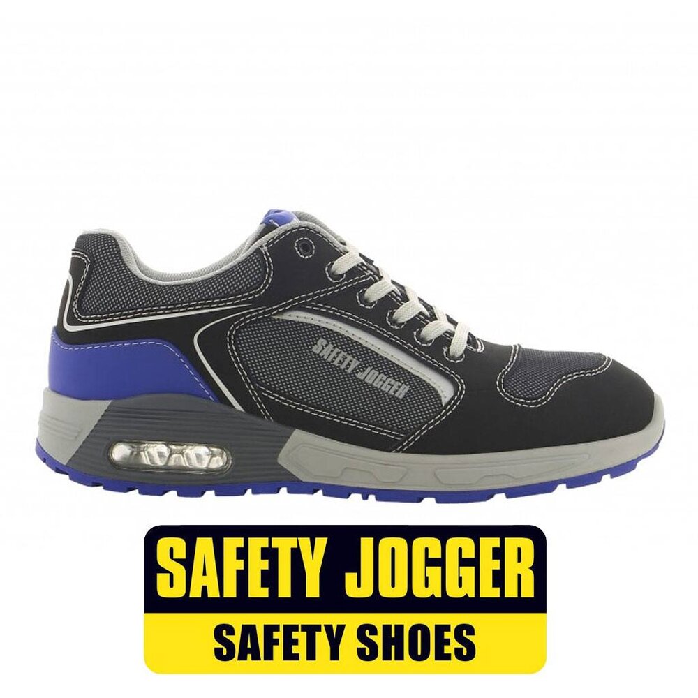 Safety Jogger Raptor S1P Zwart Blauw Werkschoenen Safety Jogger Raptor S1P Zwart Blauw Werkschoenen