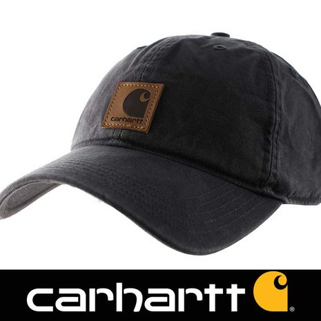 Carhartt Canvas Black Cap Carhartt Canvas Black Cap