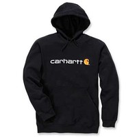 Carhartt Marquette Logo Zwart Sweatshirt Heren
