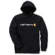 Carhartt Signature Logo Sweatshirt Black Heren Carhartt Signature Logo Sweatshirt Black Heren