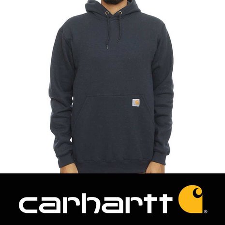 Carhartt Midweight Hooded Sweatshirt New Navy Heren Carhartt Midweight Hooded Sweatshirt New Navy Heren
