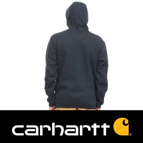 Carhartt Midweight Hooded Sweatshirt New Navy Heren Carhartt Midweight Hooded Sweatshirt New Navy Heren