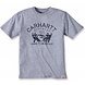 Carhartt Hard To Wear Out Graphic Heather Grey T-Shirt Heren Carhartt Hard To Wear Out Graphic Heather Grey T-Shirt Heren
