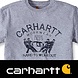 Carhartt Hard To Wear Out Graphic Heather Grey T-Shirt Heren Carhartt Hard To Wear Out Graphic Heather Grey T-Shirt Heren