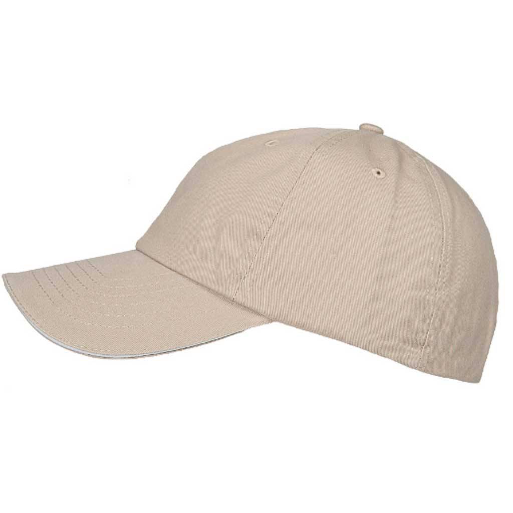 Hatland - UV-Baseball pet voor volwassenen - Arno - Beige - maat Onesize