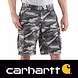 Carhartt Rugged Cargo Grey Camo Short Heren Carhartt Rugged Cargo Grey Camo Short Heren