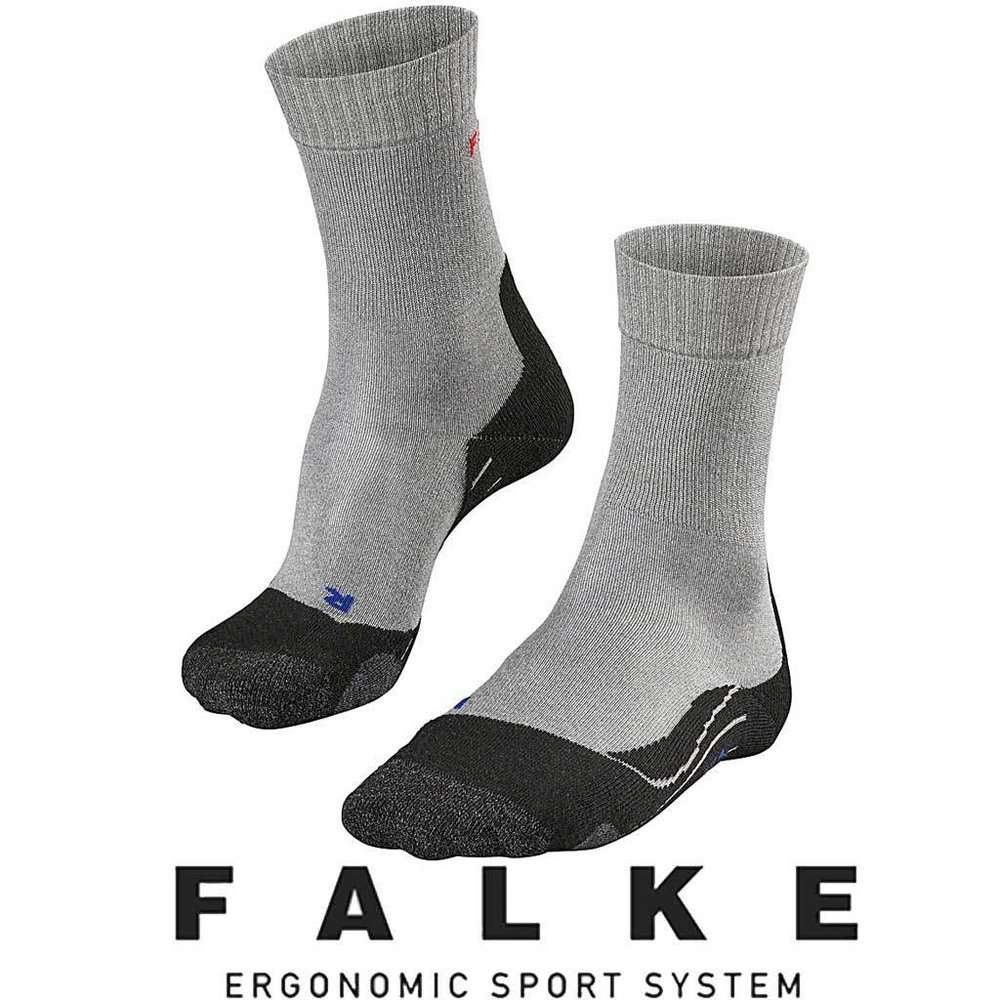 Falke TK2 Cool Licht Grijs Wandelsokken Dames Falke TK2 Cool Licht Grijs Wandelsokken Dames
