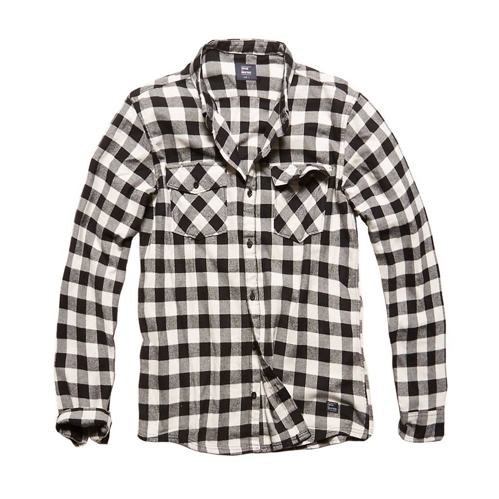Harley Shirt White Check Heren Harley Shirt White Check Heren