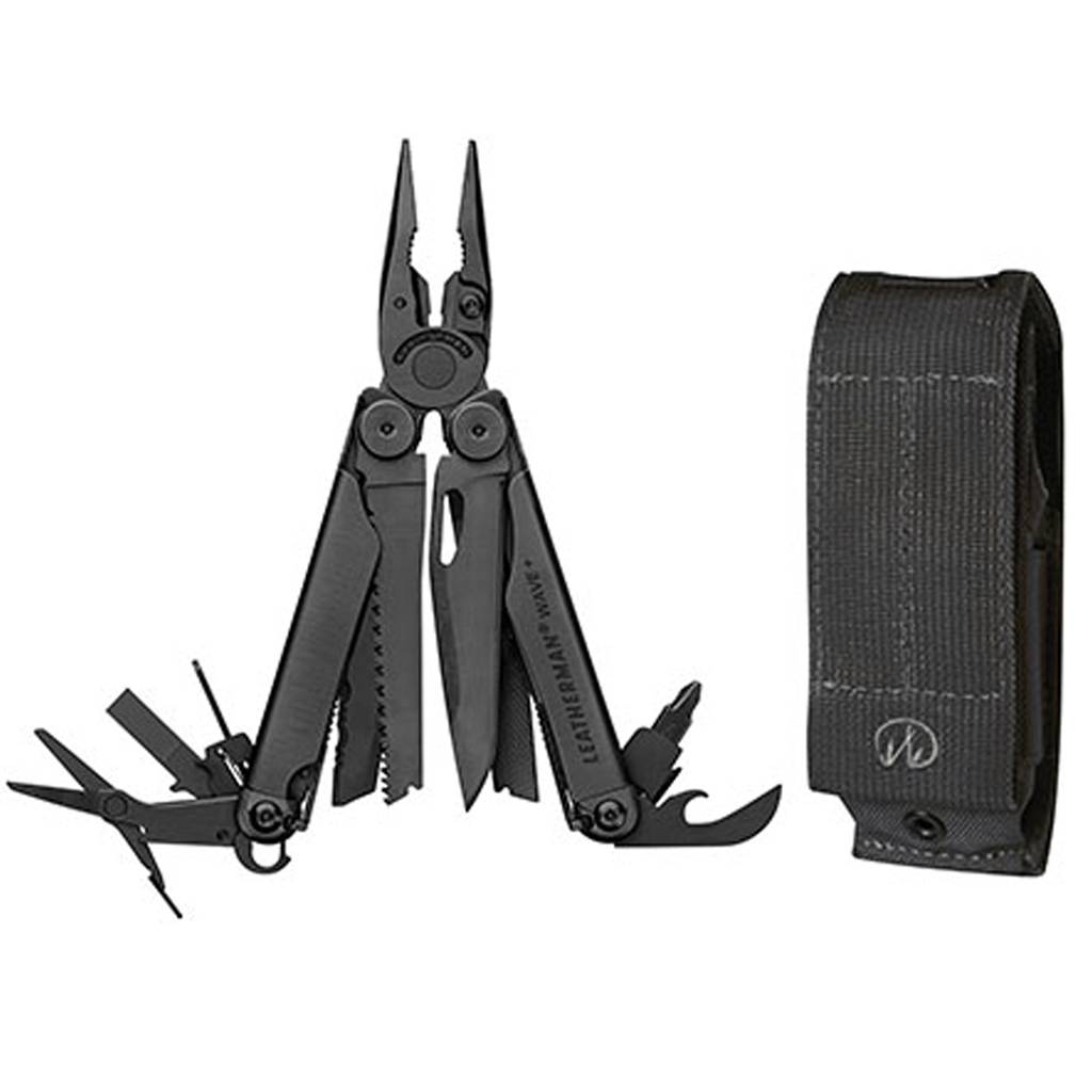 Wave Plus Multitool Zwart, Nylon Foedraal Wave Plus Multitool Zwart, Nylon Foedraal