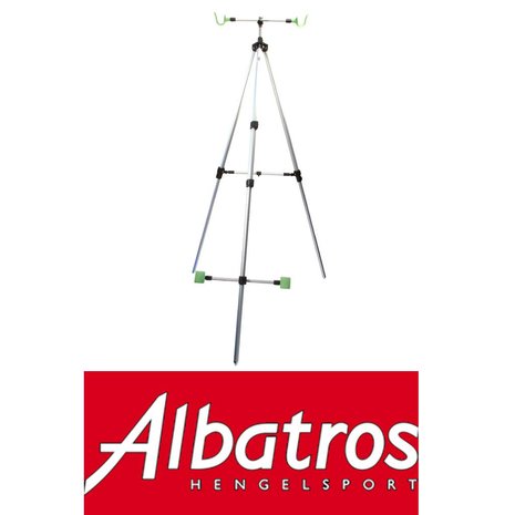 Albatros Aluminium Tripod 100/180 Hengelsteun Albatros Aluminium Tripod 100/180 Hengelsteun
