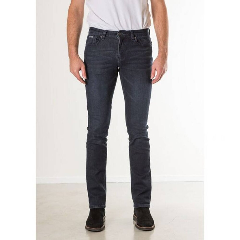 New Star 999 JV-SLIM DNM1 Stretch Denim Dark Blue Jeans Heren