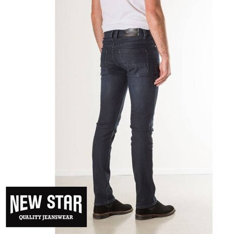 New Star JV-Slim DNM Stretch Denim Dark Blue Jeans Heren