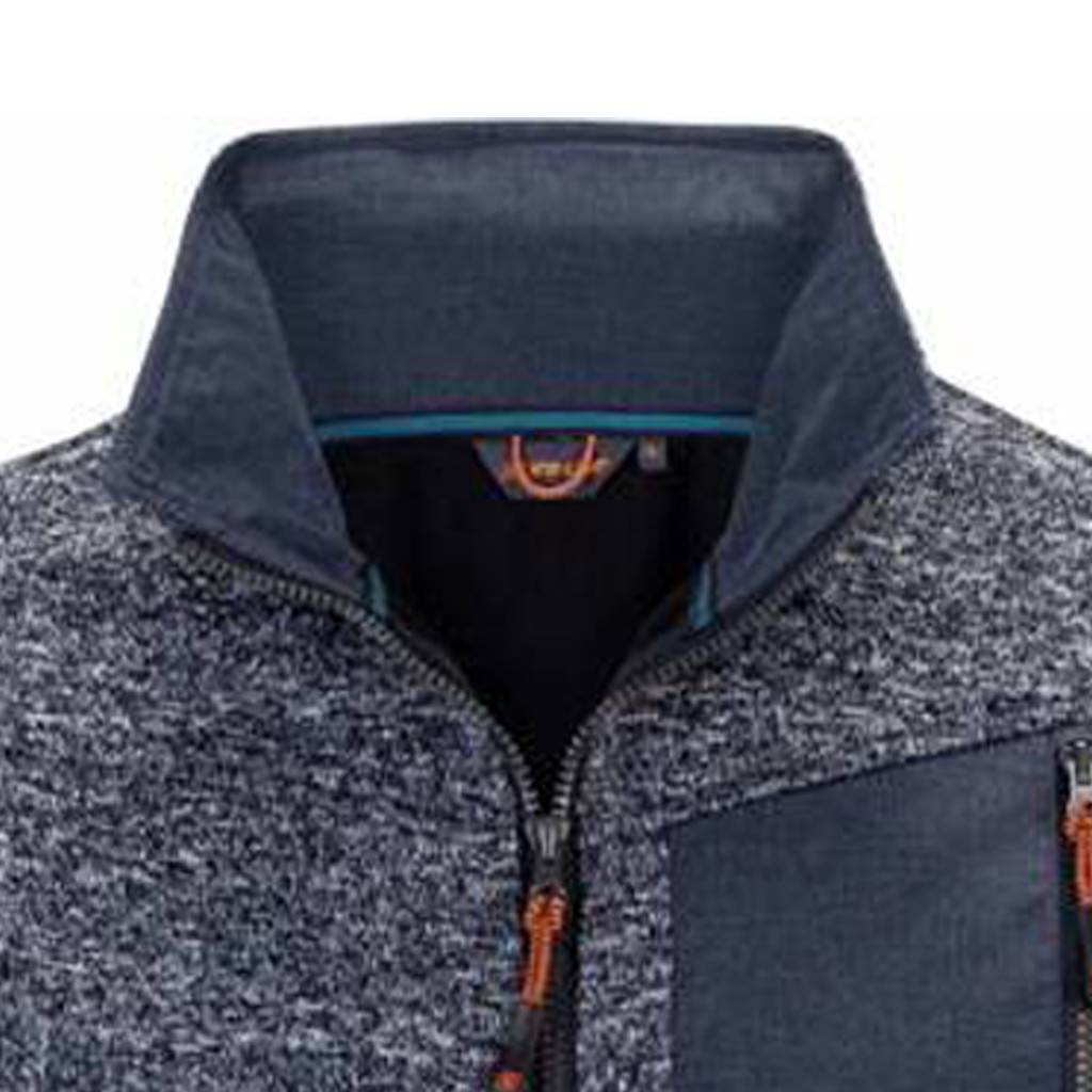Rytido Navy Melange Winterjas Heren Life Line Rytido Olive Night Melee Winterjas Heren