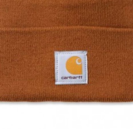 Carhartt Watch Hat Bruin Muts Carhartt Watch Hat Bruin Muts
