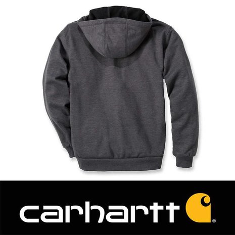 Carhartt Wind Fighter Hooded Sweatshirt Carbon Heather Heren
