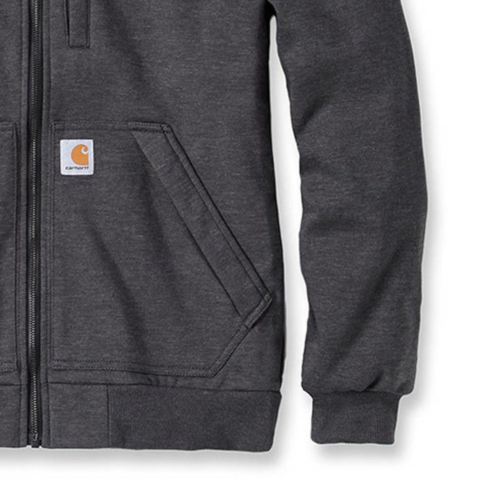 Carhartt Wind Fighter Hooded Sweatshirt Carbon Heather Heren