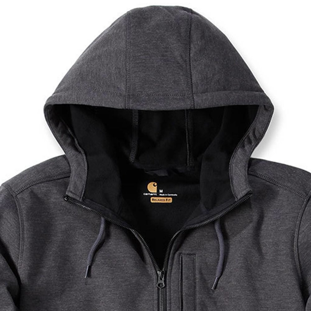 Carhartt Wind Fighter Hooded Sweatshirt Carbon Heather Heren