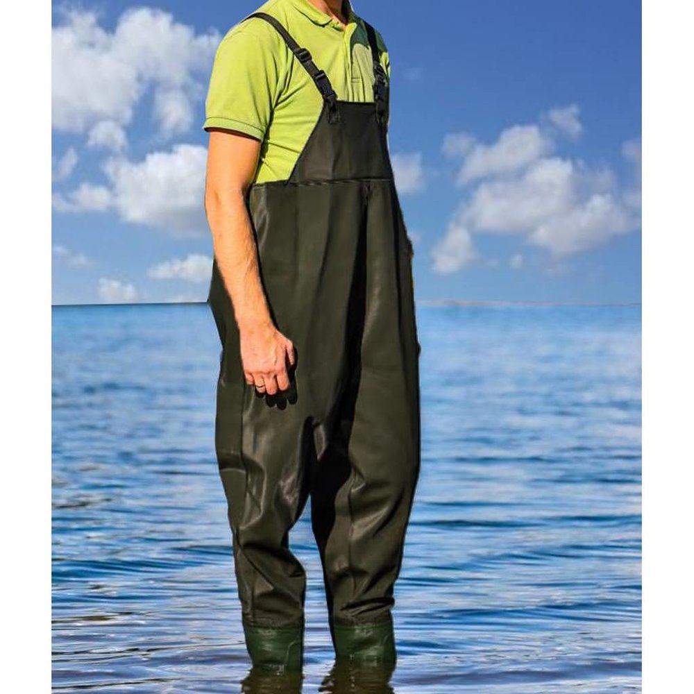 Lion Sports PVC Groen Waadpak Lion Sports PVC Groen Waadpak