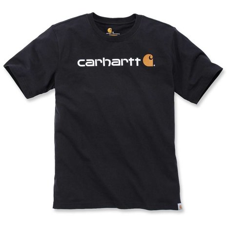 Carhartt Dearborn Logo Shortsleeve Zwart T-Shirt Heren Carhartt Dearborn Logo Shortsleeve Zwart T-Shirt Heren