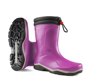 Dunlop K374061 Blizzard Roze Gevoerde Meisjeslaarzen PVC Dunlop K374061 Blizzard Roze Gevoerde Meisjeslaarzen PVC