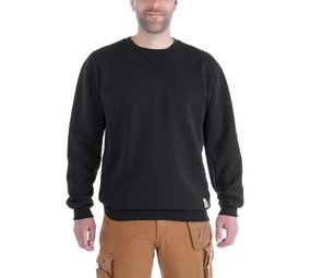 Carhartt Midweight Crewneck Sweatshirt Zwart Heren Carhartt Midweight Crewneck Sweatshirt Zwart Heren
