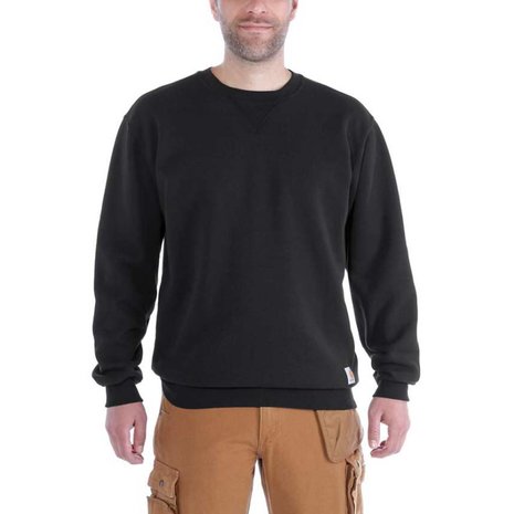 Carhartt Midweight Crewneck Sweatshirt Zwart Heren Carhartt Midweight Crewneck Sweatshirt Zwart Heren