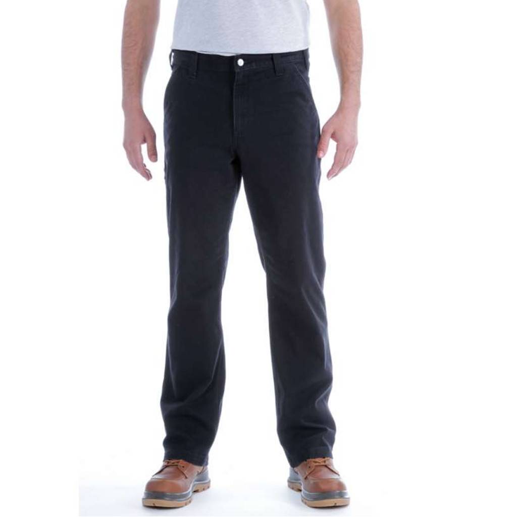 Carhartt Straight Fit Stretch Duck Zwart Broek