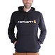 Carhartt Signature Logo Sweatshirt Black Heren Carhartt Signature Logo Sweatshirt Black Heren