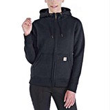 Carhartt Clarksburg Full Zip Hoodie Zwart Dames Carhartt Clarksburg Full Zip Hoodie Zwart Dames