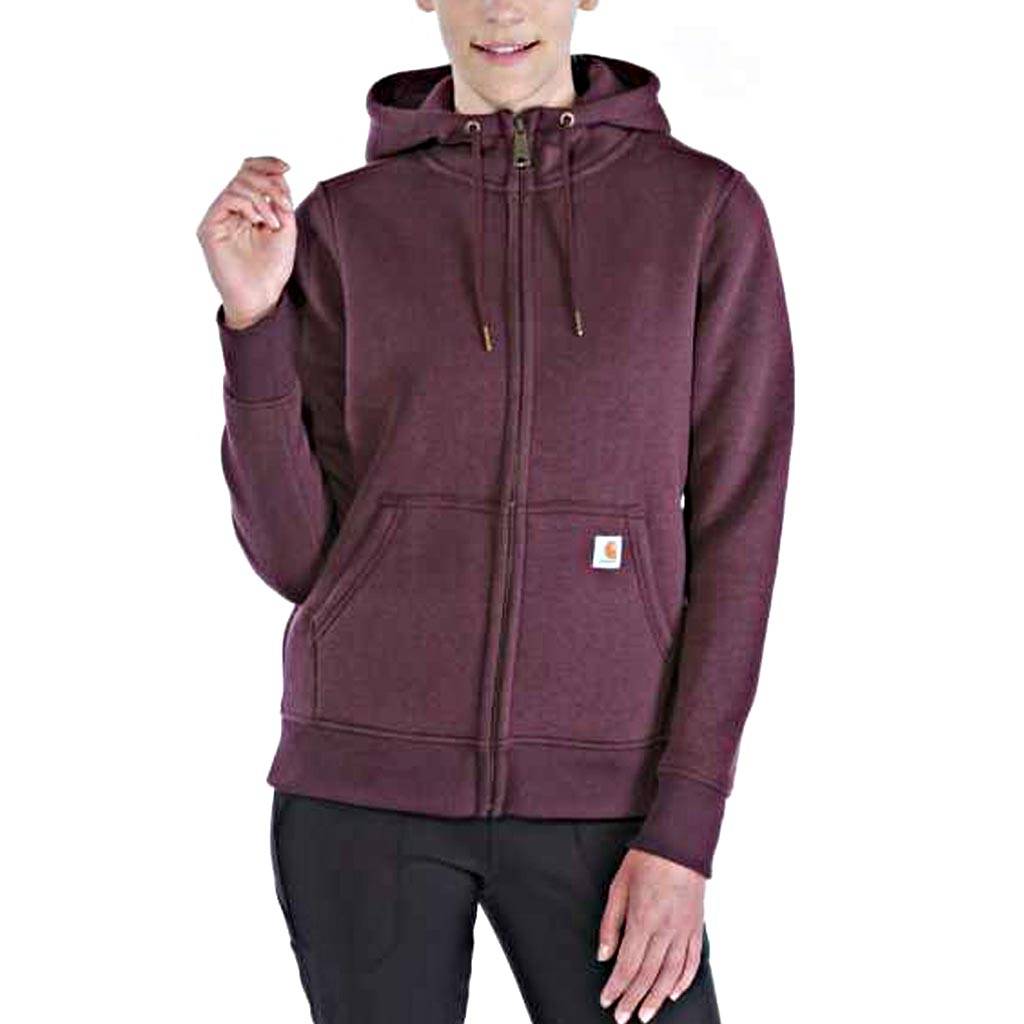 Clarksburg Full Zip Hoodie Fudge Heather Dames