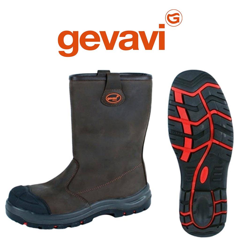Gevavi Safety GS85 Bruin Veiligheidslaarzen S3 Norm, Heren, Leer